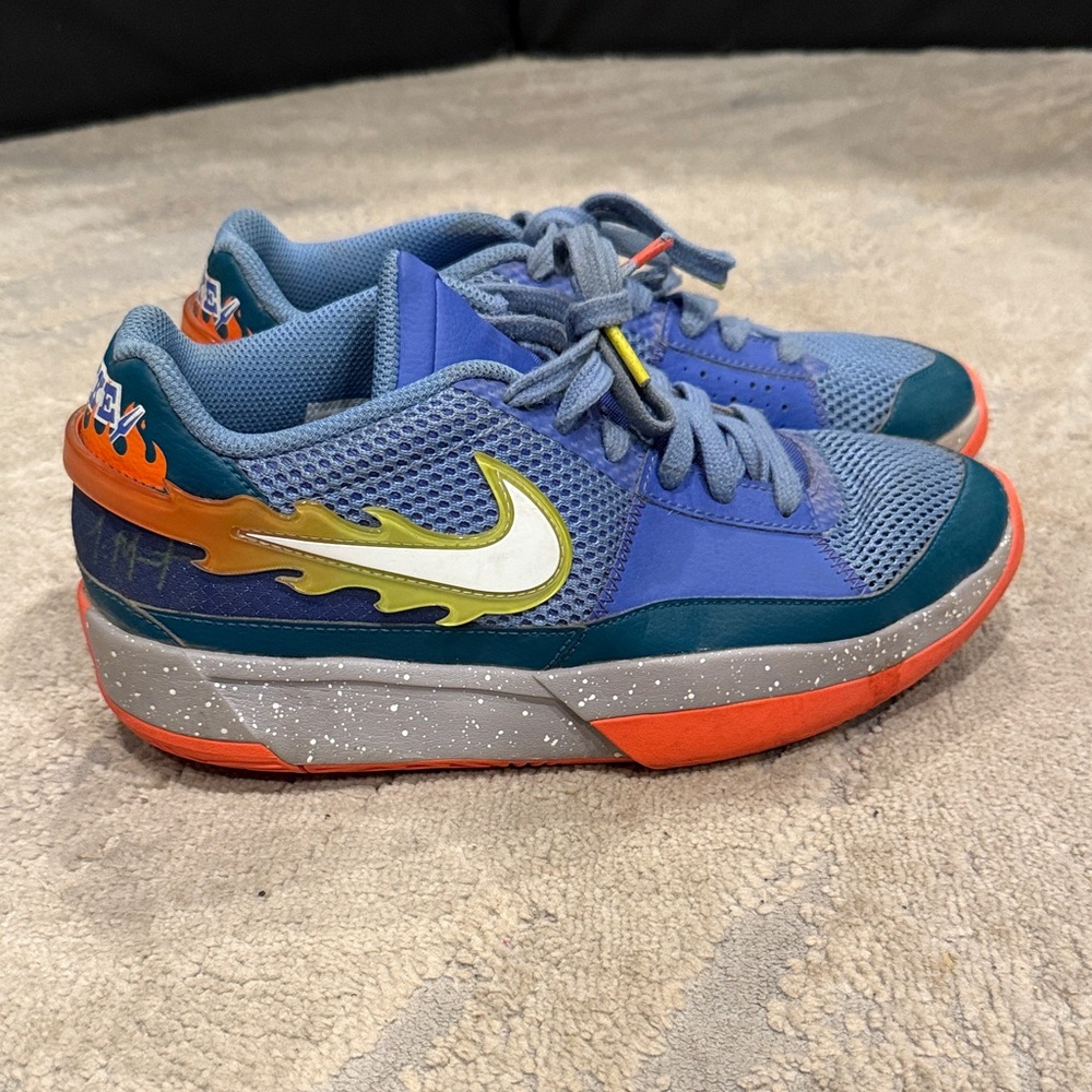 Nike Ja Morant 1 GS Backyard BBQ Blue White FN4398-400 Shoes 7y 8.5 women’s